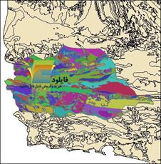 شیپ فایل زمین شناسی شهرستان نیکشهر واقع در استان سیستان و بلوچستان